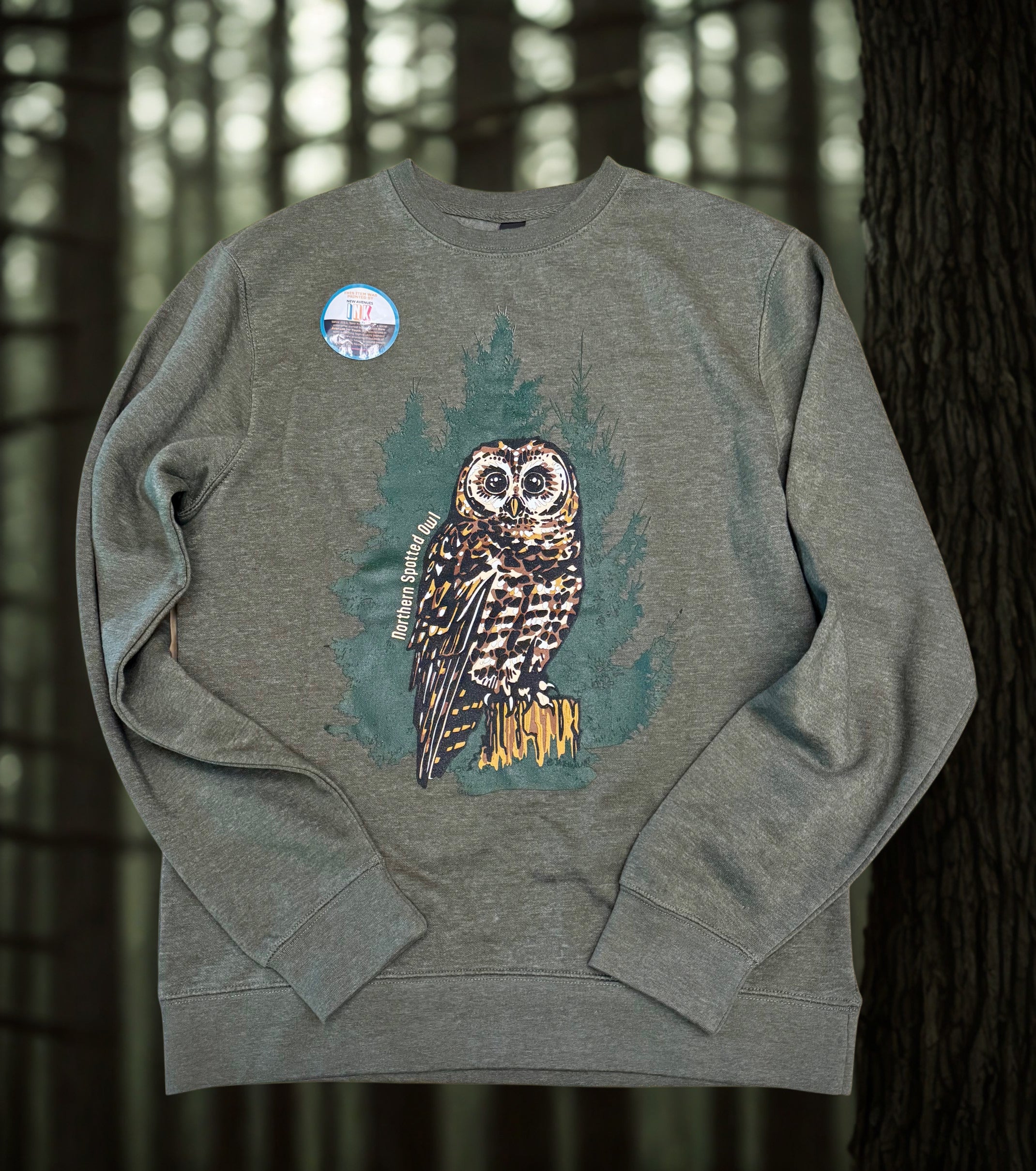 BAO Spotted Owl Crewneck Sweatshirt