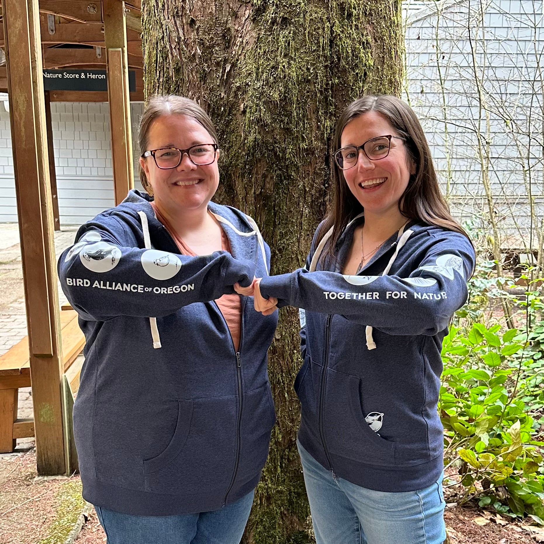 BAO Zip-Up Hoodie: Oregon Birds