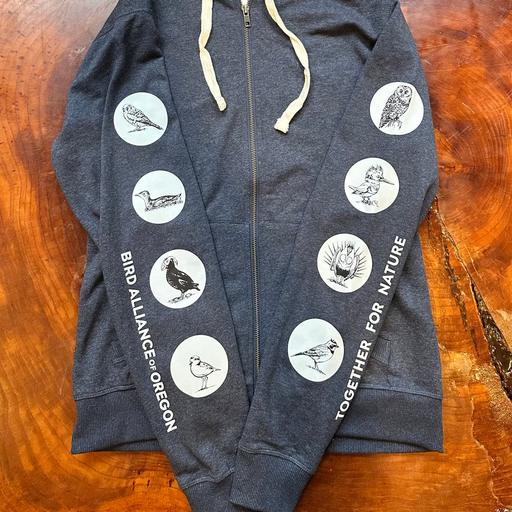 BAO Zip-Up Hoodie: Oregon Birds